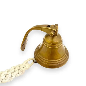 Campana de barco para colgar en la pared de latón antiguo de alta calidad, decoración del hogar de Metal náutico sólido con artículo de regalo atractivo hecho a mano - Product Image 1