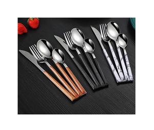 Ensemble de couverts de luxe en acier inoxydable argent et or de haute qualité pour Noël pour cadeaux - Product Image 2