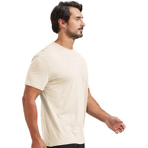 T-shirt surdimensionné 100% coton pour homme, coupe ample, tricot de haute qualité, vêtement imprimé confortable - Vente en gros printemps été - Product Image 4