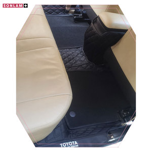 Alfombrillas de Coche de Cuero Nappa Suave ODM al por Mayor, Accesorios de Lujo para Automóviles, Alfombrillas Personalizadas para Toyota Altis, Juego Completo - Product Image 6