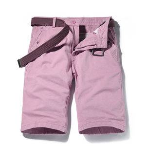 Shorts pour hommes Vintage Bermuda Masculina Plus Size Shorts droits Shorts d'été Hommes Coton Genou Longueur Smart Chinos Shorts - Product Image 5