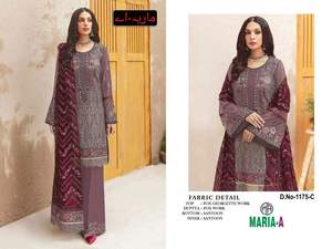 Tenue traditionnelle indienne, dernière tendance, style moderne, faux georgette, salwar kameez avec broderie, fournisseur Surat - Product Image 2