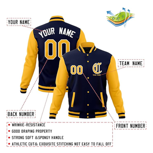 Chaqueta de béisbol unisex para hombre, chaquetas universitarias para escuela secundaria, estilo bombardero de piloto, moda informal, abrigo de invierno de lona para escuela secundaria - Product Image 3