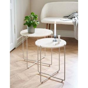 Highly Sought After Metal <b>Side</b> <b>Table</b> Featuring <b>Vintage</b> Inspired Details Ideal for Contemporary Living Room Aesthetics - Product Image 6