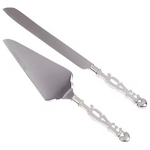Ensemble de couteau et serveur de gâteau en métal pour fête d'anniversaire de mariage de qualité supérieure fait à la main - Product Image 4