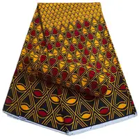 5 Yards Geometrische Patroon Groothandel Afrikaanse Wax Ankara Hollandais Wax Prints Stof