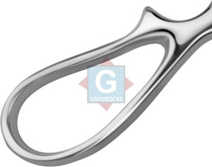 Scie à os vétérinaire angulaire de haute précision Gray Rocks GE-1925-02, 6 pouces, emballage personnalisé avec logo, performance durable, chirurgicale - Product Image 3