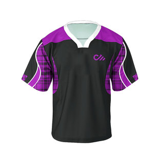 Uniformes de maillot de crosse personnalisés par sublimation Maillot de crosse respirant Impression numérique Uniformes de crosse pour hommes Polyester - Product Image 5