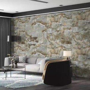 เครื่องเคลือบดินเผาขัดเงาคาโนว่าอำพันขนาด80X160ซม. กระเบื้องเคลือบเงามันวาวสูงสำหรับโครงการโรงแรมและที่อยู่อาศัย - Product Image 1