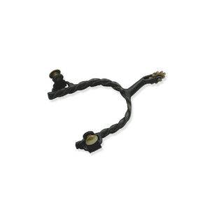 Espuelas de caballo occidentales personalizables de alta calidad con 8 dientes Rowel de acero inoxidable No. 4 Características DE SEGURIDAD Servicio OEM de funcionamiento rápido - Product Image 6