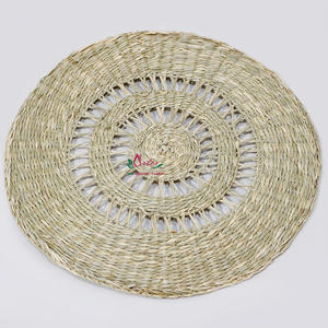 Artex Dong Thap Handwoven Natural Seagrass <b>Round</b> <b>Placemat</b> for Kitchen & Table Decor - Product Image 1