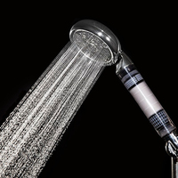 [JNA] Pommeau de douche KOTRA CHROME au design moderne, mitigeur sur pied avec jet de massage