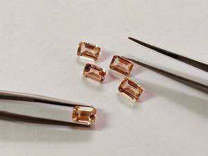 High Quality Handmade Octagon Cut Natural Morganite Gemstone Pink Peach Color Loose Gemstone for Jewelry Making Mehrajudin <b>Gems</b> - Product Image 3