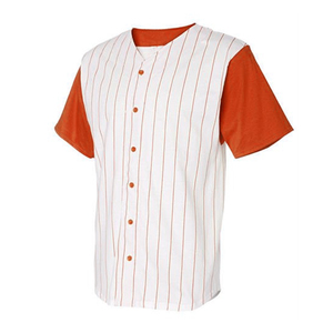 Venta al por mayor conjunto de uniformes precio barato sus propios diseños hombres personalizado sublimado mejor béisbol y softbol desgaste camiseta de béisbol - Product Image 1