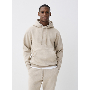 Survêtement Homme Personnalisé avec Logo, Léger, 600 GSM, 100% Coton, Hiver, à Capuche, Pull-over, Surdimensionné - Product Image 2