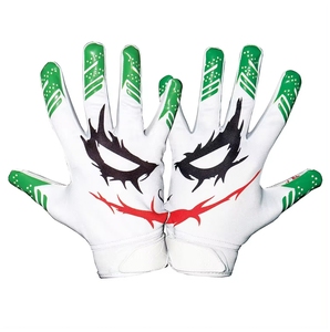 Gants de football américain personnalisés en gros avec logo, en latex imperméable, compatibles écran tactile, qualité supérieure, confortables et antidérapants - Product Image 5