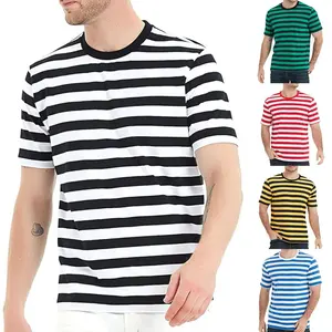 Pur coton T-shirt hommes pas cher uni personnalisé Street Wear o-cou T-shirt Logo personnalisé blanc unisexe en gros - Product Image 4