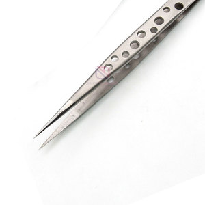 Custom 2025 Online Sale Professional Eyelash Tweezers Durable Stainless Steel Private <b>Label</b> Eyelash <b>Applicator</b> Beauty Experts - Product Image 5