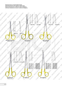 Tijeras estándar de operación quirúrgica Baby Metzenbaum rectas de 14,5 cm con borde de corte de carburo de tungsteno Acero inoxidable alemán - Product Image 3