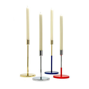 Brass Glitter Candlestick <b>Taper</b> <b>Candle</b> Holder Set of 3 - Product Image 4