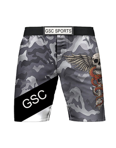 กางเกงขาสั้น MMA พิมพ์ลายล่าสุดสำหรับมวยและการฝึกอบรมวัสดุพรีเมี่ยม - Product Image 1
