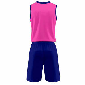 Último diseño Reversible Baloncesto Jersey Set Reversible Liso Personalizado Baloncesto Jerseys Uniforme Set Hombres - Product Image 6