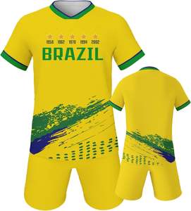 Uniforme de fútbol logotipo personalizado fabricante de uniformes de fútbol de alta calidad tela cómoda al por mayor uniforme de fútbol Deportivo de moda - Product Image 1