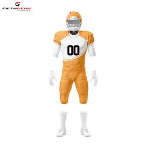 Nouvel arrivage vente en gros d'uniformes de football américain personnalisés brodés pour équipes américaines ensembles de vêtements de sport courts numériques respirants - Product Image 5