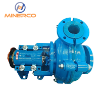 Pompe centrifuge à boue horizontale Minerco Chine haute pression 6/4D-MH pour traitement minier, connexion à bride, style français
