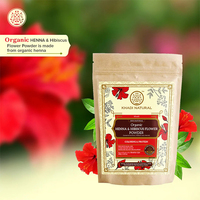 Khadi Poudre Naturelle de Henné & Fleur d'Hibiscus-100% Naturel-100g
