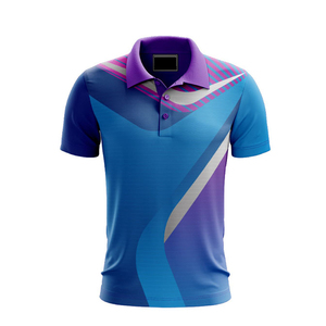 Vente flash - Polo en jersey unisexe pour l'été avec impression numérique intégrale, design personnalisé, chemise de fléchettes pour les équipes de sport - Product Image 2