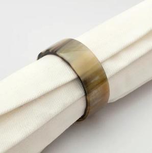 Rond de serviette en corne élégant de la meilleure qualité pour mariage et événement au prix de gros du fabricant et exportateur indien - Product Image 1