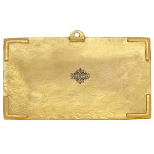 Cuadro Decorativo de Pared con Diseño Tradicional de Caballos Corriendo, en Aluminio Puro, 16.76 cm de Altura - Product Image 2