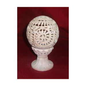 Top Quality Hot Selling Handmade Soapstone Design <b>Candle</b> Holder Customized Size Available For Home Decoration Lighting Product - Product Image 1