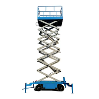 Plateforme de travail aérienne mobile autopropulsée à ciseaux hydraulique QJSL 6m à vendre