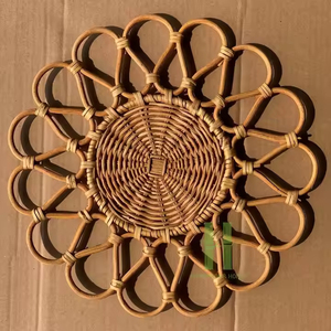 Platos Base de Ratán Verde Más Vendidos, Mantel Individual de Ratán Estilo Boho, Mantel Individual de Mimbre de Venta Caliente OEM de Vietnam - Product Image 6