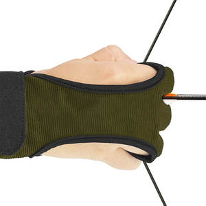 Gants de tir à l'arc à trois doigts, gants de protection pour hommes, femmes, adolescents et adultes, adaptés aux débutants, antidérapants et respirants - Product Image 4