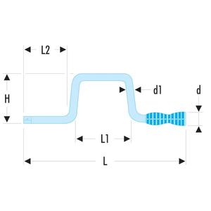 เฟคอม 1/4'' ไดรฟ์สปีดเบรซเครื่องมือซ็อกเก็ตประสิทธิภาพสูง - Product Image 2