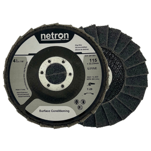 Netron Premium 115x22mm T29 Disque à lamelles non tissé pour le conditionnement de surface OEM/ODM personnalisable - Product Image 4