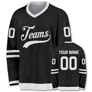 Nuevo mejor logotipo personalizado Hockey sobre hielo Jersey Último diseño Deporte al aire libre Entrenamiento Activewear para el nombre del equipo OEM Precio barato - Product Image 2