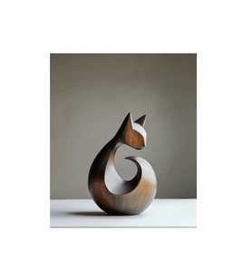 Escultura Moderna de Aluminio Hecha a Mano, Personalizable para Estantes y Escritorios, Ofrece una Solución de Decoración Artística Asequible con un Atractivo Atemporal - Product Image 3