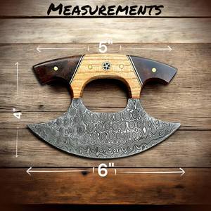 Cuchillo Ulu Personalizado de Acero Inoxidable al por Mayor, Cuchillo para Pizza Personalizable OEM, el Más Vendido, Calidad Industrial Premium, Logotipo Personalizado - Product Image 4