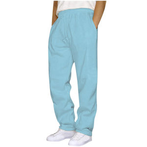 Pantalones Deportivos Holgados para Hombre, Pantalones Deportivos con Bolsillos, Parte Inferior Abierta con Cordón, Pantalones y Pantalones de Chándal para Hombre - Product Image 2