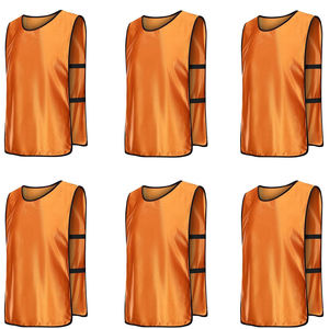 Logotipo personalizado impreso verano ligero fútbol Baberos poliéster/algodón equipo números entrenamiento chaleco Baberos fútbol camisetas - Product Image 2