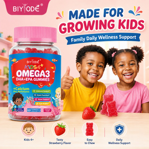 Multivitamines en Gommes BIYODE pour Enfants : Soutien de la Santé Oculaire, Osseuse et Cérébrale (DHA, EPA, Oméga-3) - Product Image 3