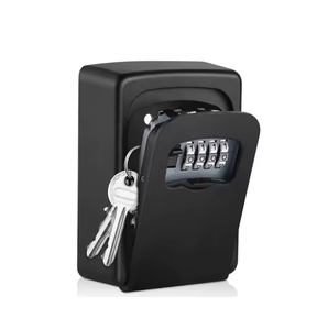 Boîte à clés ultra-sécurisée à ouverture rabattable - Boîte de rangement pour clés en métal et plastique à fixer au mur - Product Image 1
