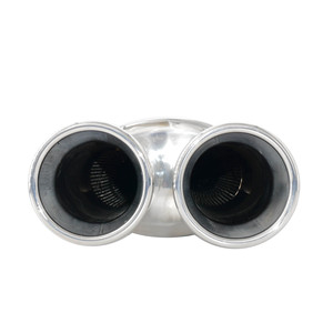 Silenziatore rotondo diametro interno 60mm doppio in acciaio inox - Product Image 5