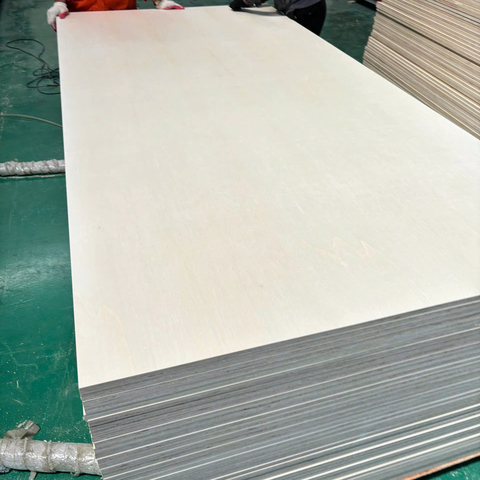 Modern Design Hot-Pressed Poplar Plywoods 12-15-18-21mm Thicknesses CARB P2 Certified E0 Rubber Core for Kitchen Bedroom Living