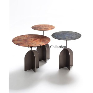 Centro de fundición de aluminio de Color plateado y mesa de centro de gran tamaño para el hogar, Hotel y restaurante, suministros de accesorios de decoración - Product Image 6