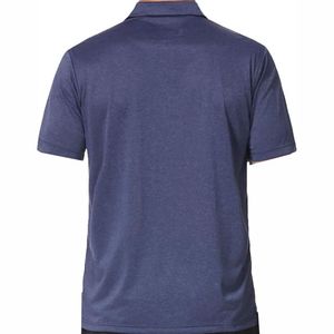 Vente en gros T-shirt polo 100% coton pour homme, tissu tricoté respirant brodé avec logo personnalisé, motif imprimé - Product Image 6